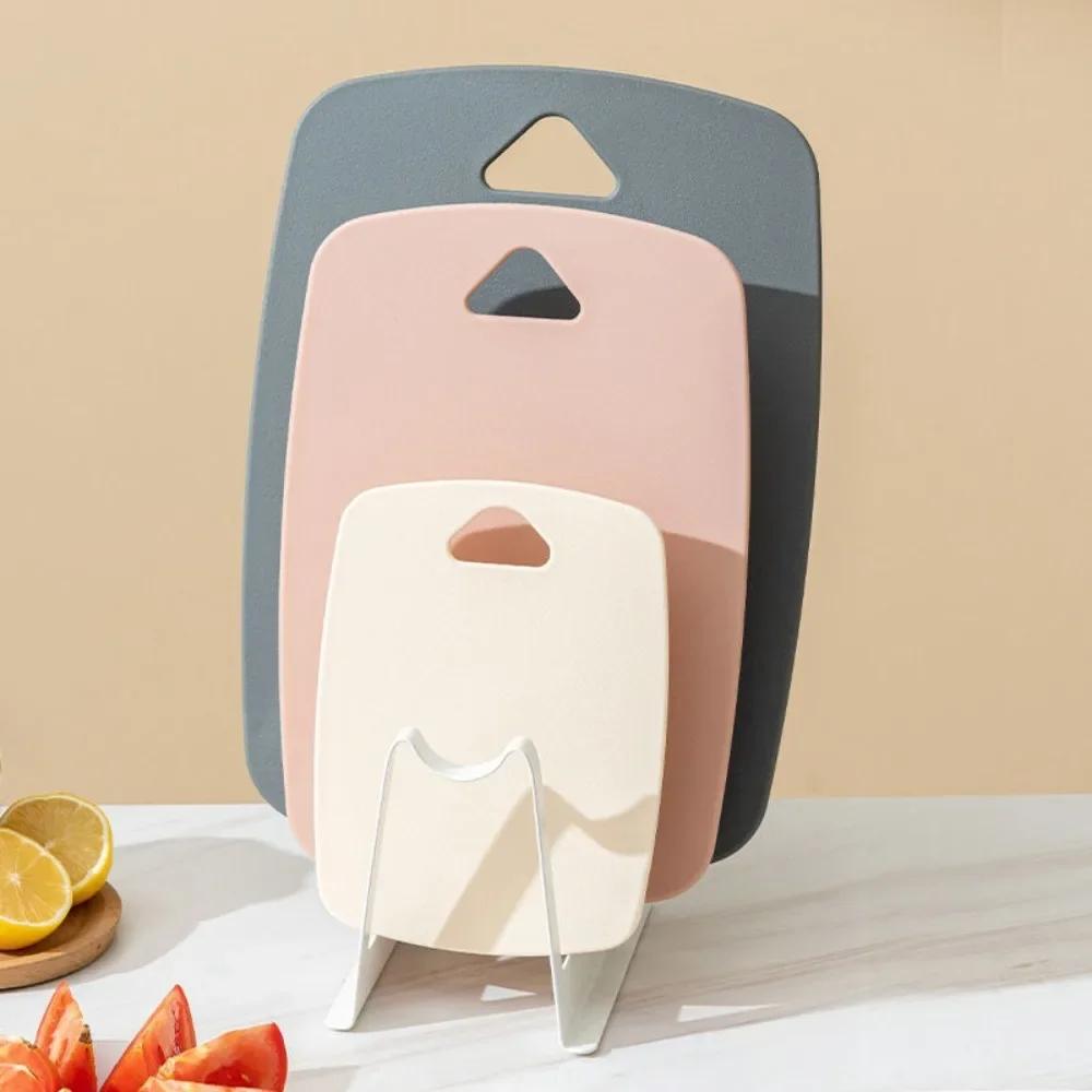 3pcs/set Non-slip Plastic Cutting Board Set Portable Hanging Hole Classified Chopping Blocks Thickening Chopping Boards Meat