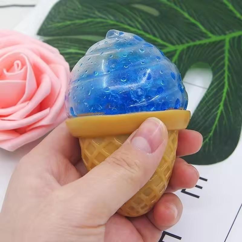 Ice Cream Grape Ball Sensory Toy Stress & Anxiety Relief Fidget Toys Ice-cream Pinch Decompression Toy for Adult