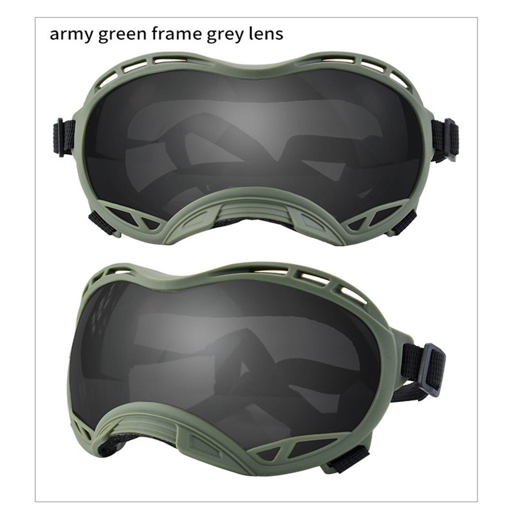 Windproof Soft Pet Dogs Glasses for Snow Sports Dogs Snow Eyes Protections Anti-UV Eye Wear Goggles for Hot Summer