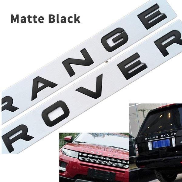 3D Letters ABS Front Hood Emblem Range Rover Hood Letters Stickers For Land Rover Range Rover