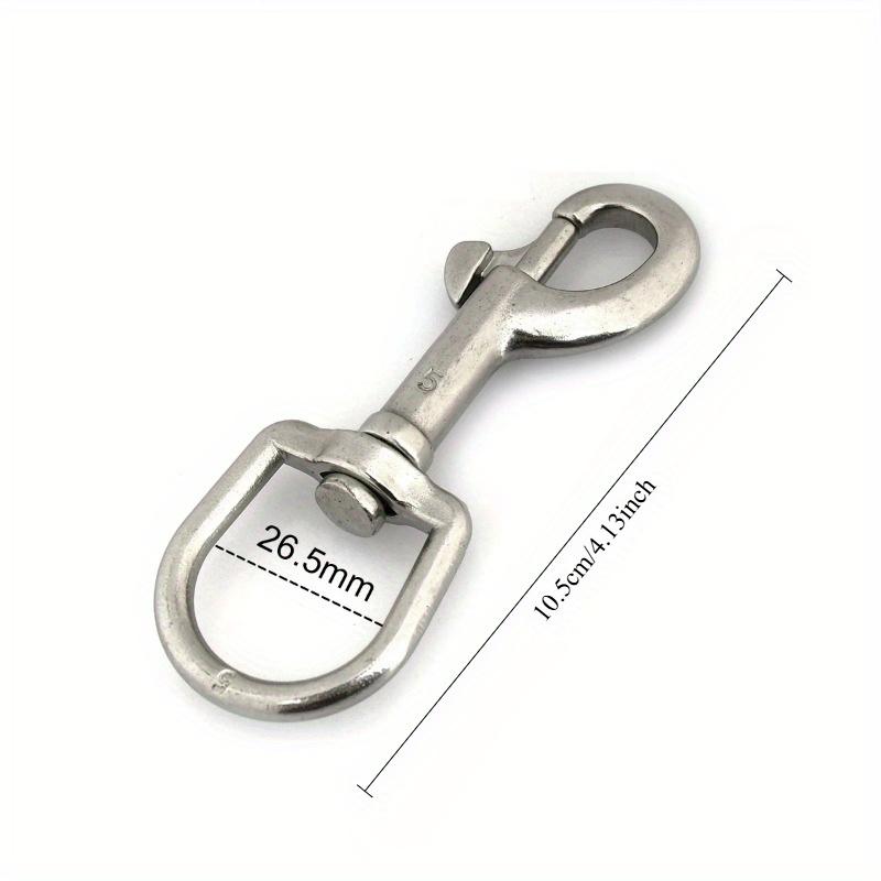 1pc Snap Hook Stainless Steel Trigger Swivel Eye Bolt for Webbing Leather Craft Bag Strap Belt Clasp Pet Dog Leash Clip Quality