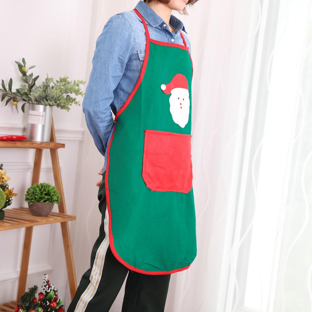 Non-woven Christmas Waiter Apron - Festive Decoration Gift