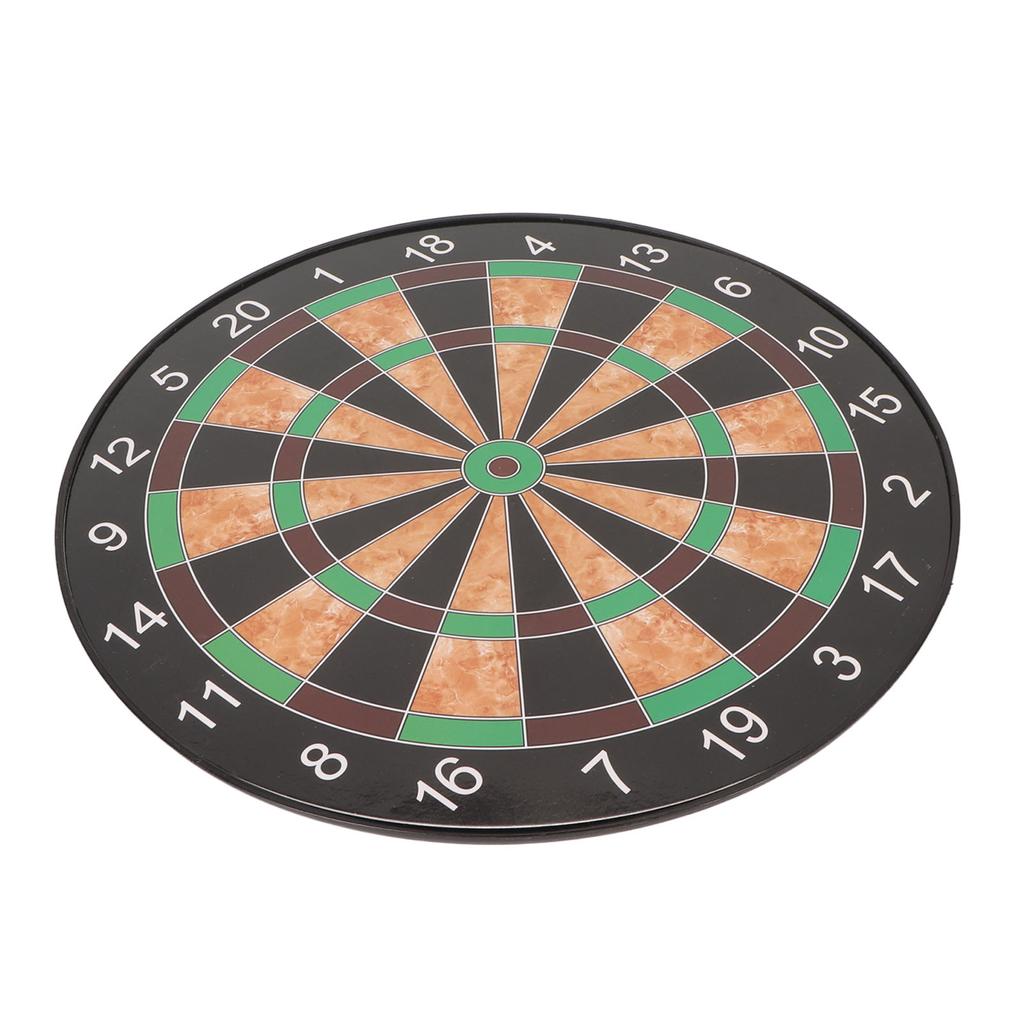 17 Inch Dart Board Game Set Double Sided Magnetic Dart Board with Magnetic Darts Brown