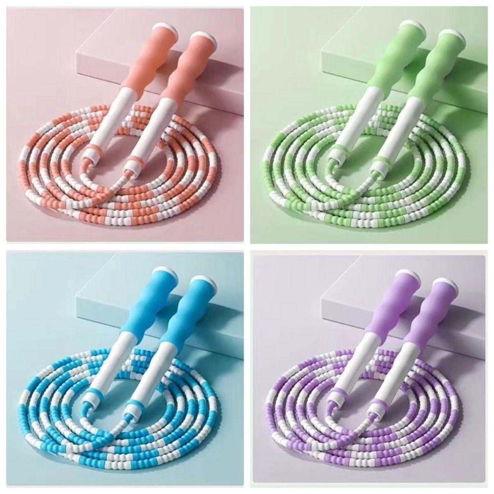 

2.6m Segmented Fitness Jump Rope Anti-Skid Soft Bead Skipping Rope Weight Loss Fitness