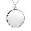 Wholesale 925 Sterling Silver Necklace Pendant Circle Photo Frame High Quality For Women Luxury Wedding Engagement Jewelry