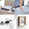10 Pcs Strong Self Adhesive Fastener Nylon Hook Dots Stickers Round Square Tape Bed Sheet Sofa Mat Carpet Anti Slip Fixed Patch