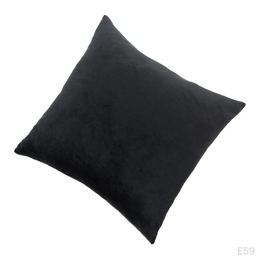 Case Velvet Sofa Cushion Cover Solid Car Pillowcase Beddings Sham and