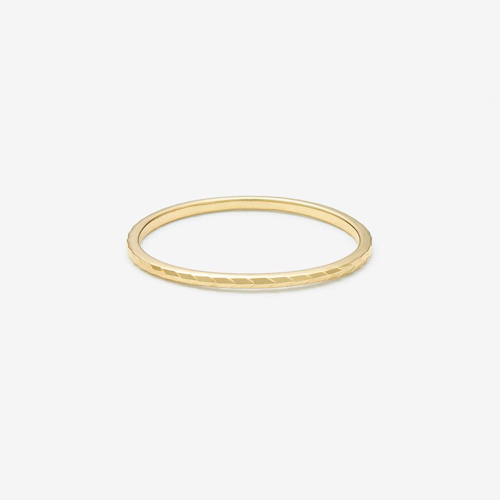 Estelle K10 Yellow Gold Pinky Ring, Size 5, Web Exclusive, 0172-4958-0019-0005