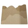 Simple Style Entrance Door Mat Customizable Home Use Mud Scraper Dirt Resistant Cuttable Cloud Shape Rectangular PVC Mat
