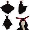 Urban Mothman Legend Cosplay Character Costumes Cloak Halloween Outfit Set