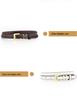 Women's Genuine Leather Thin Fashion Belt - Versatile Decorative Ins Style Waistband for Jeans