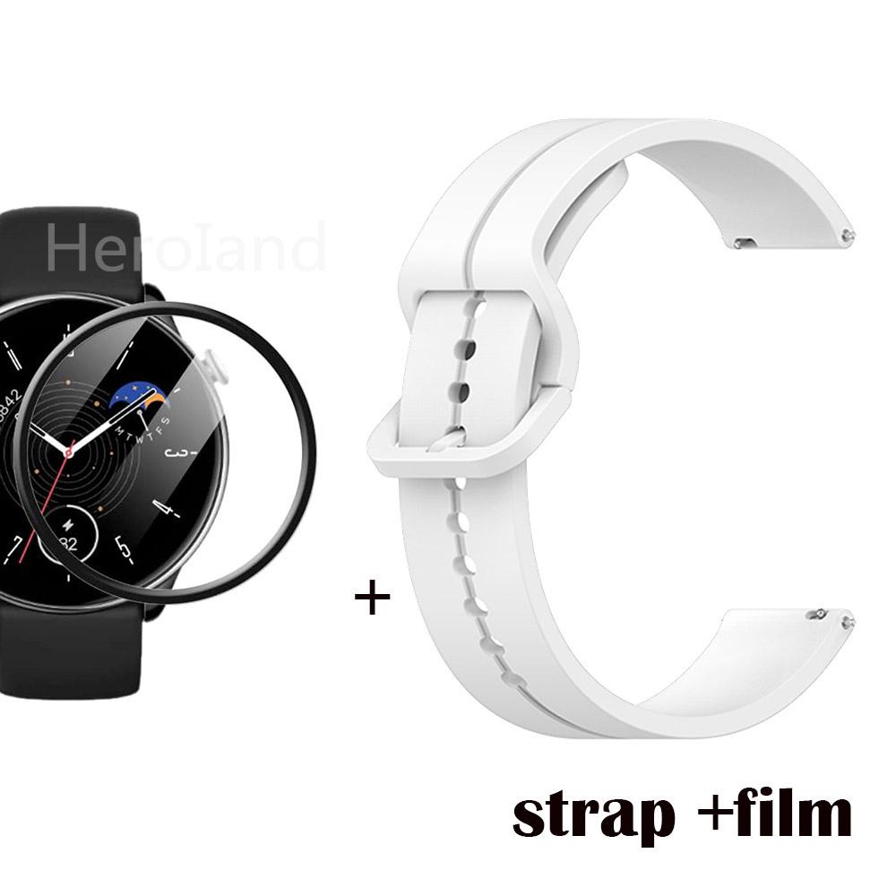 22mm 20mm WatchStrap Band For Huami Amazfit GTR Mini Strap Bracelet Silicone Wristband for Amazfit Gts 4 Mini Bip 3 WatchBand