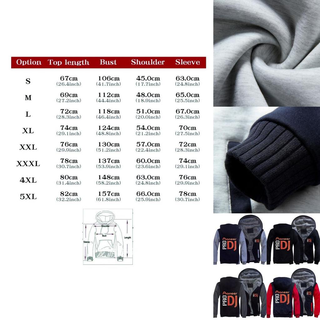 Luxurious Men Sweater Zipper Thicken Sweatshirt Hoodie Unisex Jacket Winter Coat For Cold Days