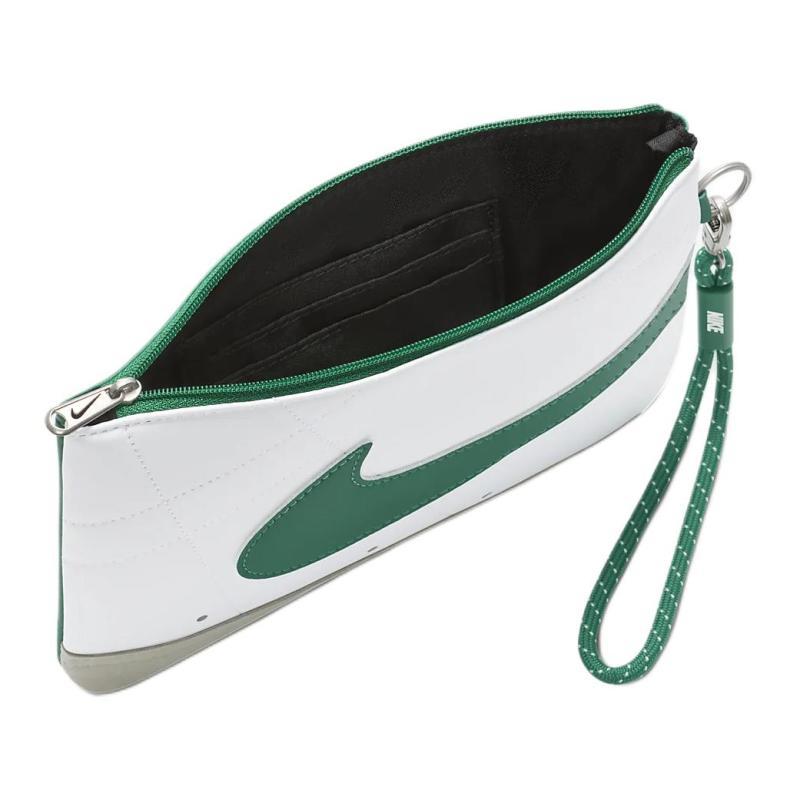Nike Icon PU Polyurethane Clutch Women's White & Green Casual N1009949-177