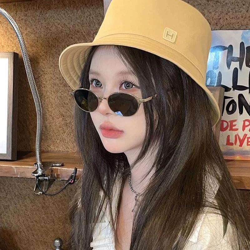 Fashion Retro Metal Frame Colorful Lens Sunglasses Vintage Small Square Rectangle Sun Glasses Men Women Uv400 Eyewear Eyeglasses