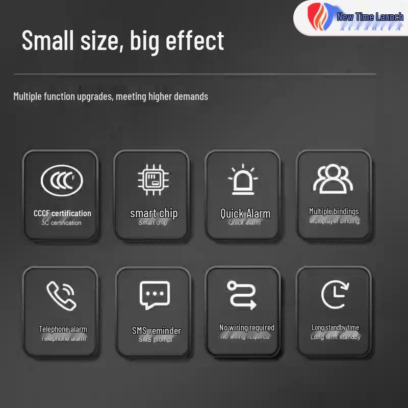Autonomer 4G Drahtloser Rauchmelder & Brandmelder