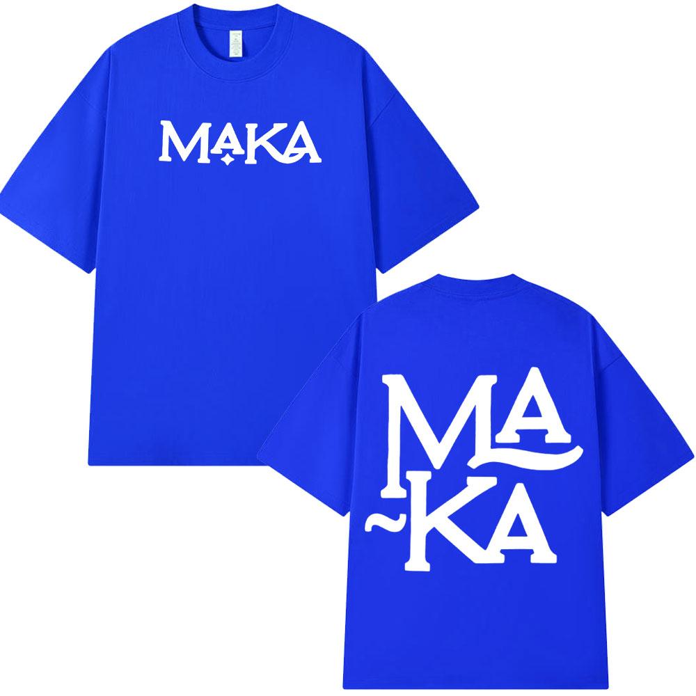 Rapper Maka Logo Merch T-shirts Men Women Clothing Fashion Hip Hop Retro T-shirt Cotton Comfort Short Sleeve T Shirt Streetwear