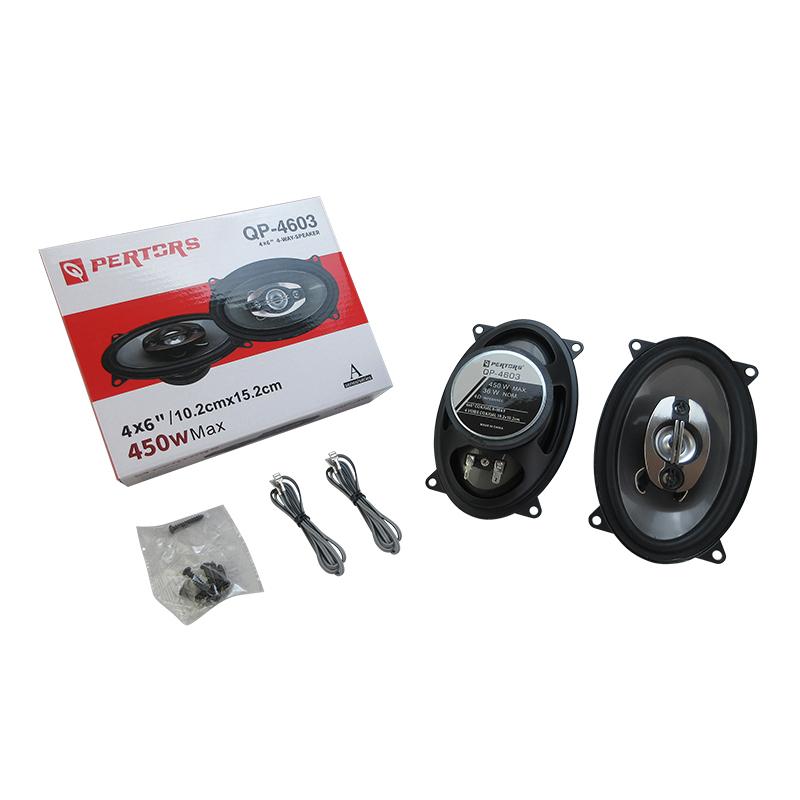 2PCS 4X6 Inch (2X450W) 900W 4-Way Car Hi-Fi Coaxial Speaker Door Audio Full Range Speaker