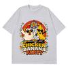 Chicken Banana Party Funny Meme T Shirt Unisex Unisex Fashion Clothing Tshirts Summer Shortsleeved Loose Casual Cotton Tshirts