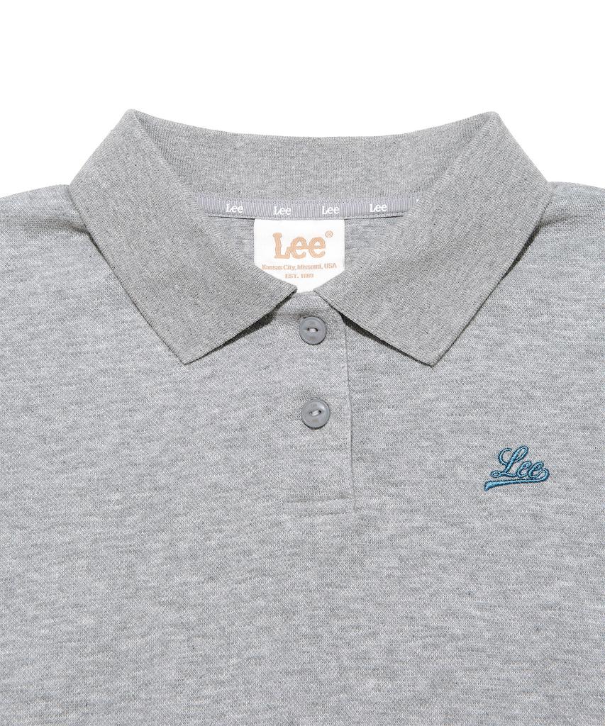 LEE Women'S Union Pique Collar Sweatshirt Gray