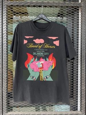 Band of Horses TOUR 2025 POSTER T Shirt Full Size S-5XL Unisex T-Shirt