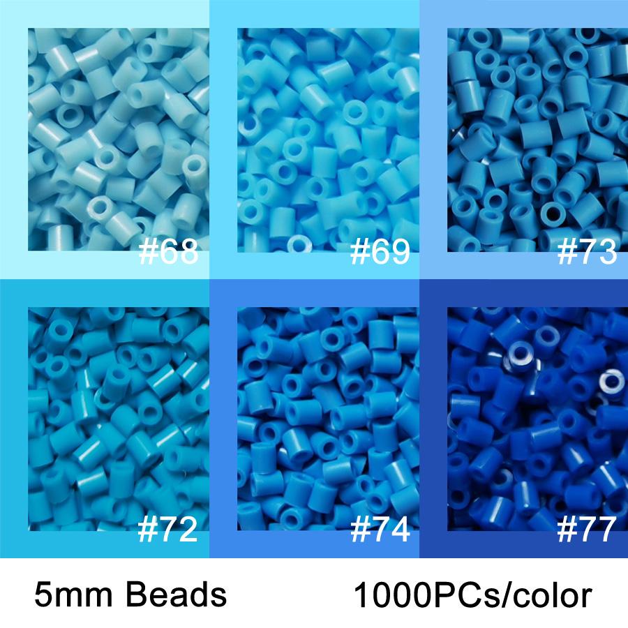 Non-Toxic 6000Pcs 5Mm Iron Beads Pixel Art Kit 6Color Black White For Kid Hama Perler Bead Diy Puzzles High Quality Gift Children Toys