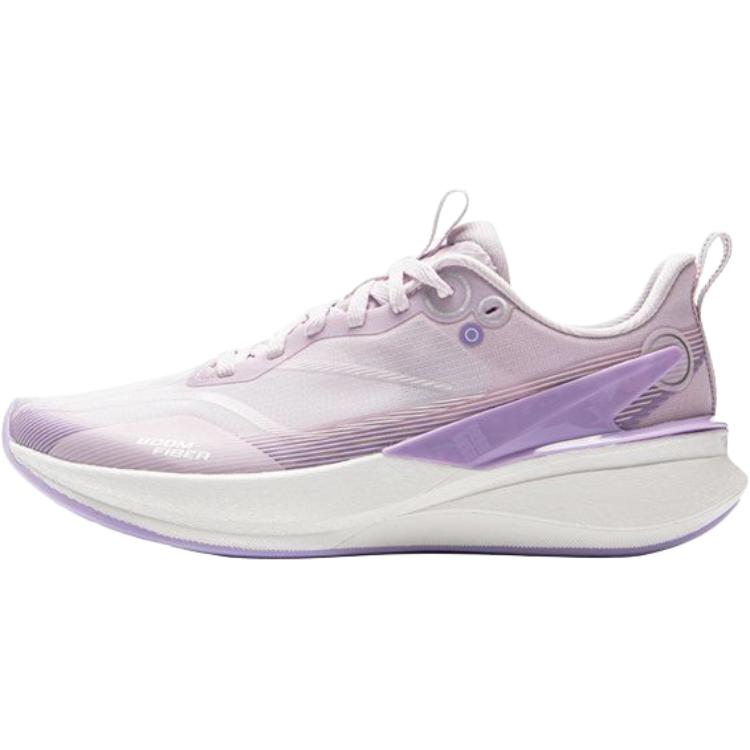 Li Ning Kids Chitu 8 Pro Comfortable Fashionable Simple Running Shoes Kids Running Shoes Light-Mist-Purple Rose-Purple YKFV130-2