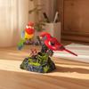 Chirping Talking Parrot Ornament Interactive Sound Activated Bird