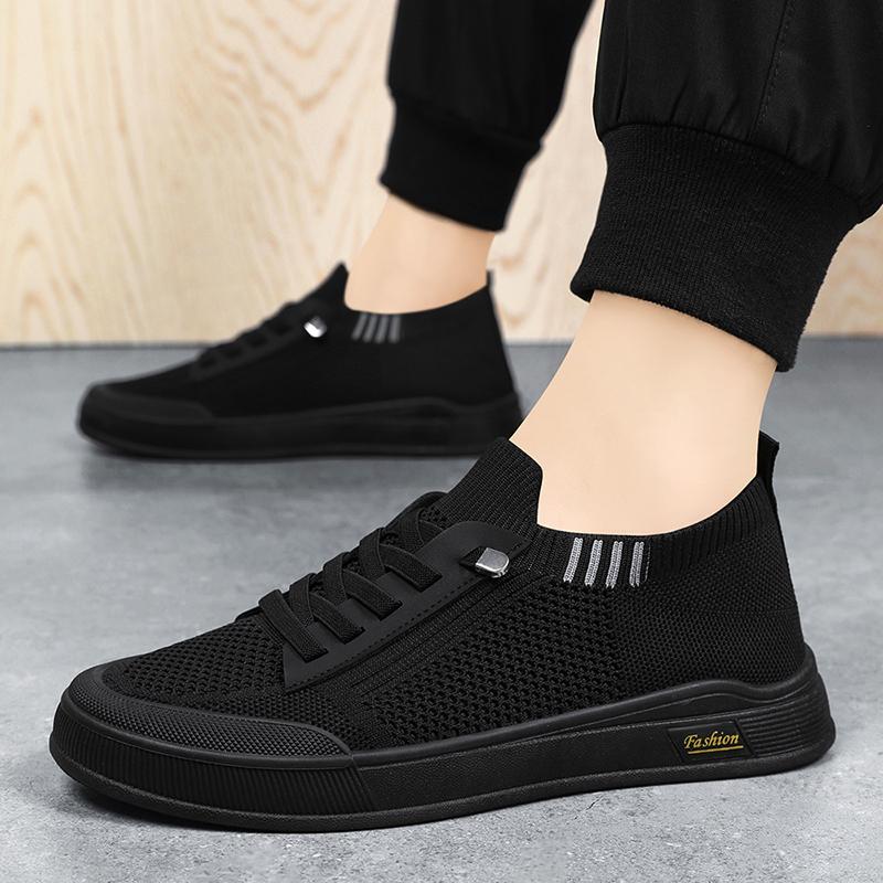 Men's Casual Sneaker Summer Men's Shoes Breathable Soft Elastic Band Outdoor Walking Sports Casual Shoes Free Shipping