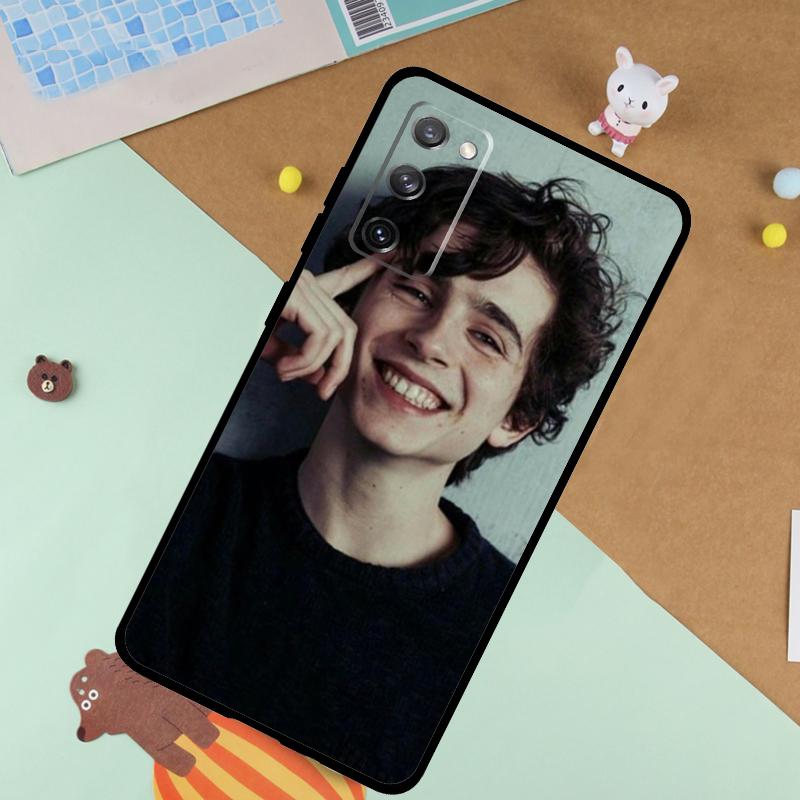 Timothee Chalamet Actor Soft Case For Samsung Galaxy S25 Ultra S9 S10 S20 FE S21 S22 S23 Plus S24 Ultra Funda Cover