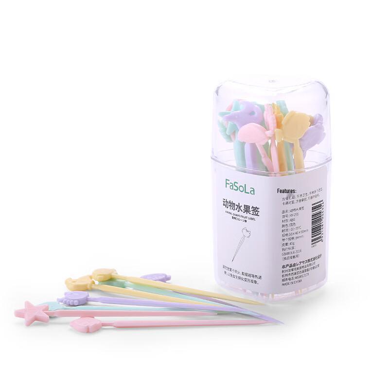 

FaSoLa Cartoon Animal Fruit Picks