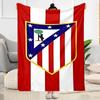 Atletico Madrid Crest Blankets Suitable for Sofas,travel, Living Rooms Also a Good Gift for Friends and Family Suitable for All Seasons.