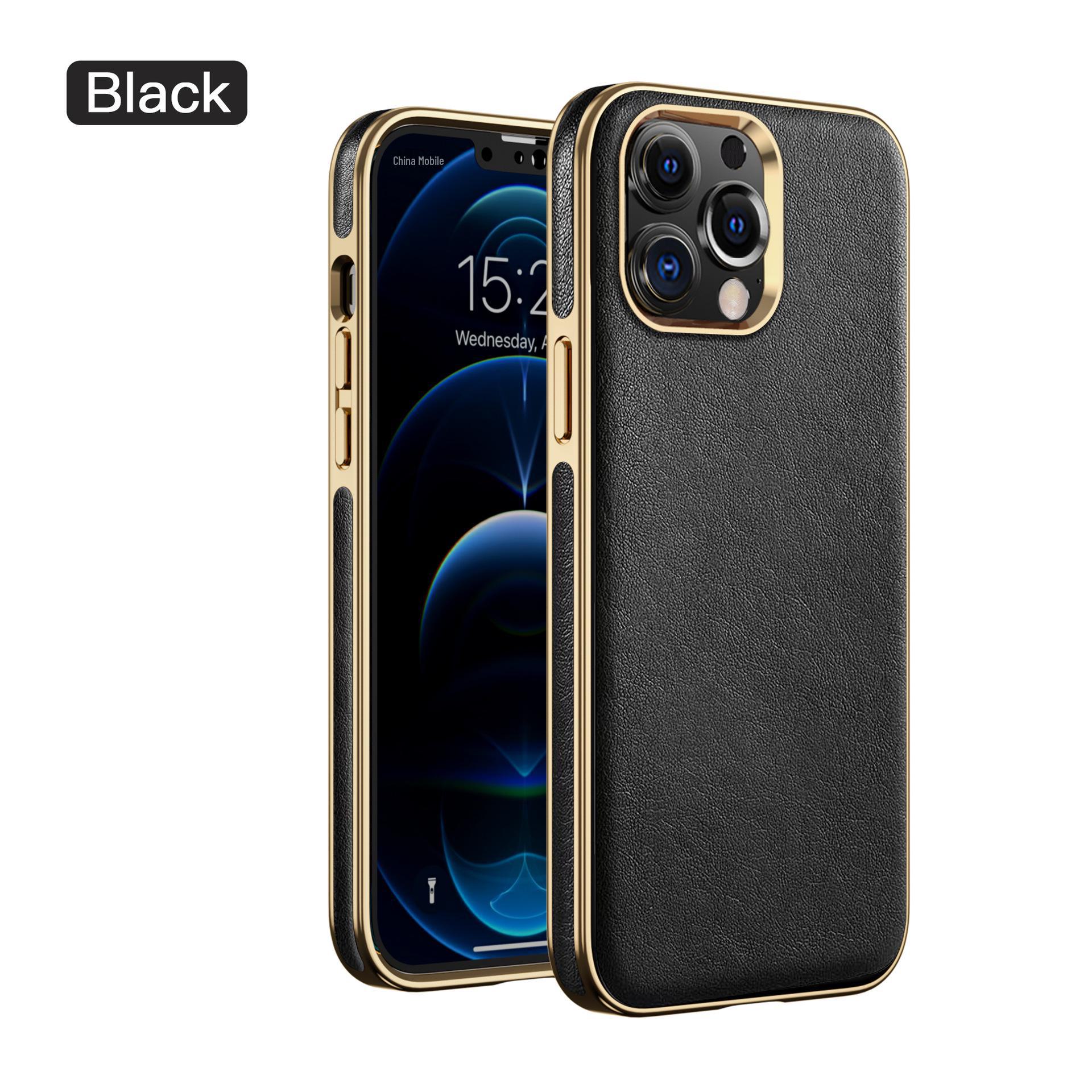 

Чехол из высококачественной кожи для iPhone 13 Pro: Элегантный, комплексный, защита от падений 6.1-inch