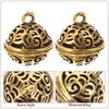 20pcs Crafts Bells 12mm Diy Bell Pendant Hanging Bell Charm Decor Alloy Mini Bells For Bag Pendant Craft Keychain Retro Ornament