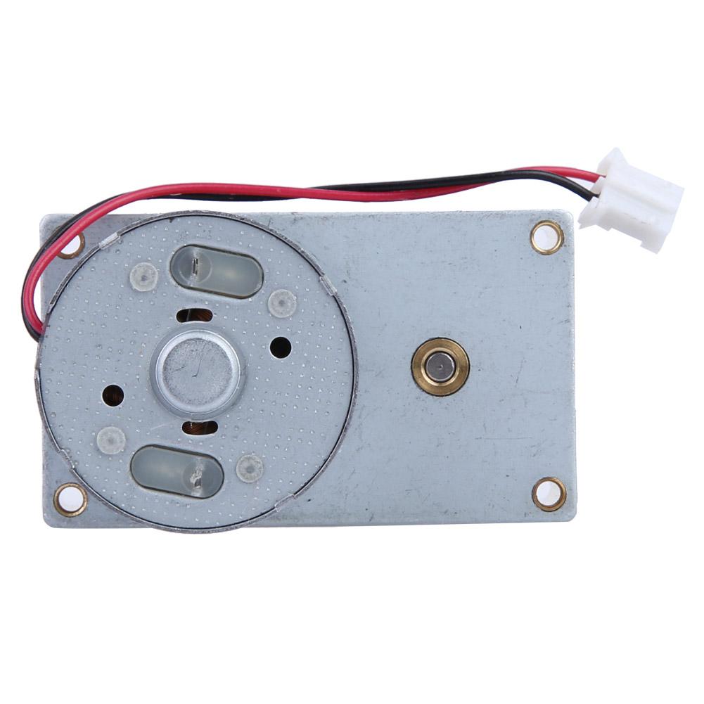 3?12V DC Reversibel Metallgirkasse Motor Hastighetsreduksjonsmotor Soneventilmotor 27RPM