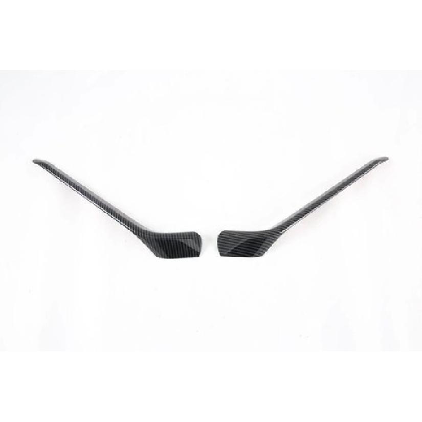 - Honda Civic Hatchback Front Fog Light Eyebrow Lid Cover Trim For Fiber