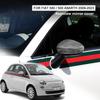 Fiat 500 Carbon Fiber Side Mirror Cover Sticker