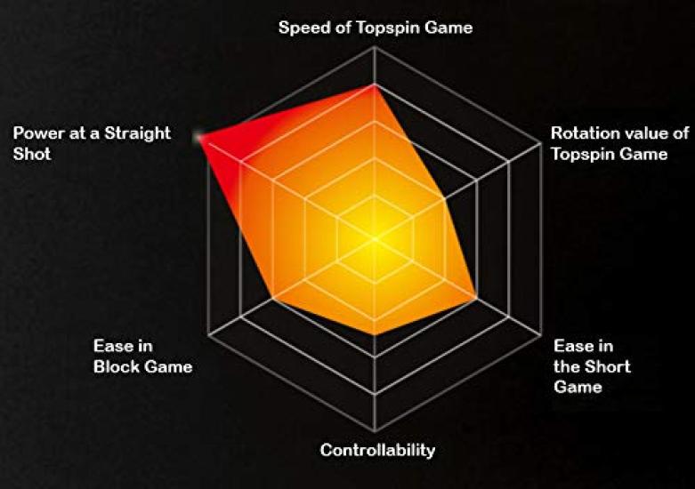 TAMASU Tischtennisbelag Blythe High Speed 05950 Schwarz 4 (278)