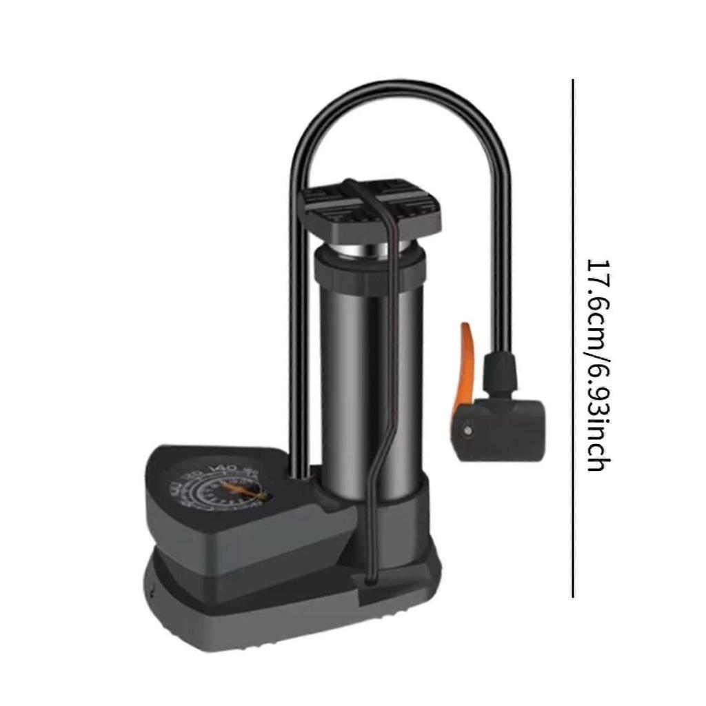 Foot Pump Inflator Bike Floor Pump for Swimming Rings Motorcycles Bikes
