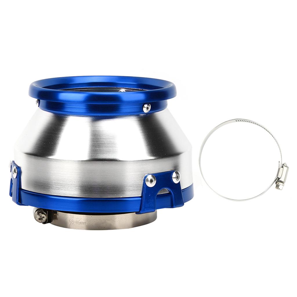 76mm3in Filtru de Aer Modificat Motor Auto Admisie Aer Rece Cap Ciupercă Piesă UniversalăAlbastru