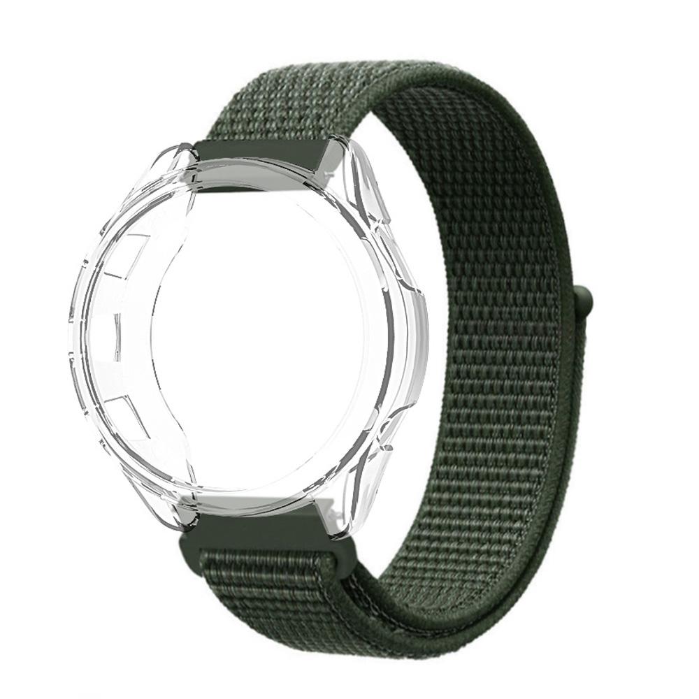 Nylon Strap + Case for Garmin Forerunner 165 265 265s 965 245 745 Ultra Light Fast Drying Watch Band Protector Case Soft Cover