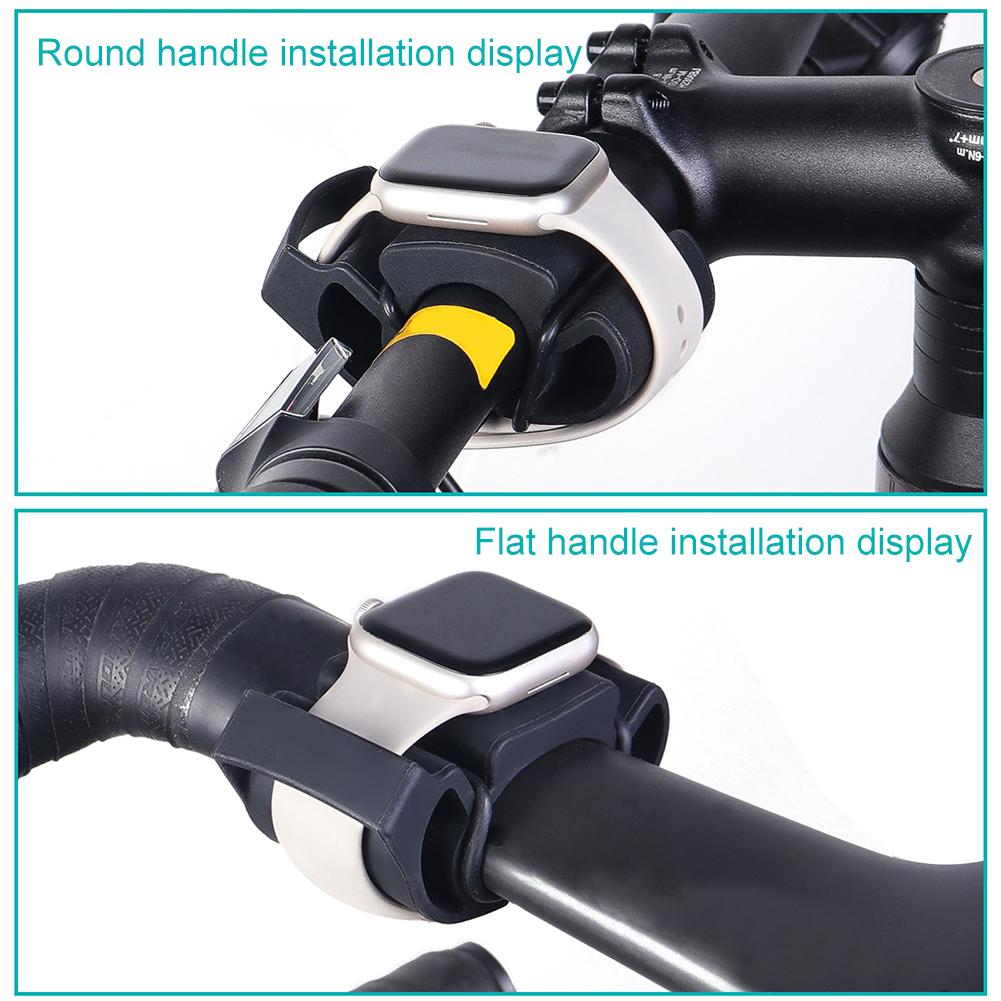 Bicycle Watch Mount Universal Cycling Heart Rate Monitor Stand Riding Smart Watch Mount for TOMTOM/TICWATCH/SUUNTO Watch