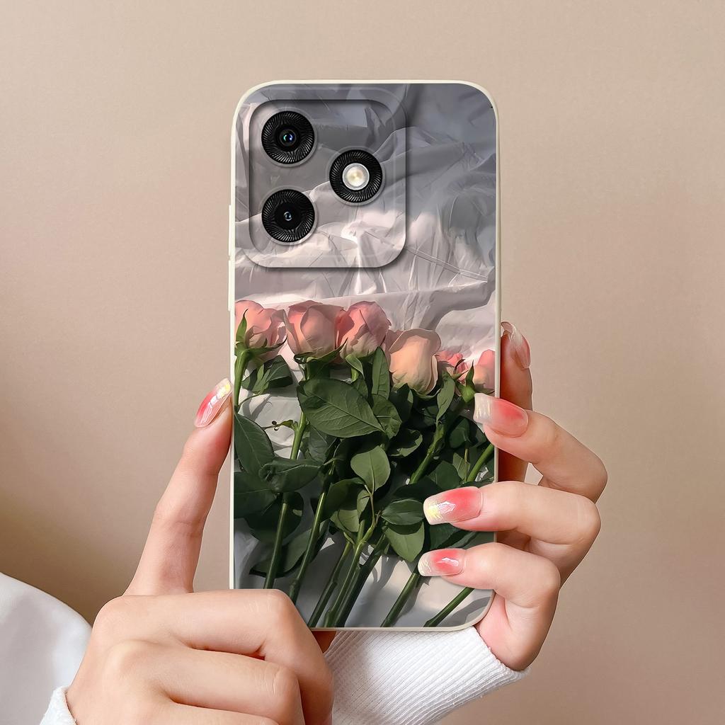 For Itel A50 A50C A70 A80 A18S Case Various Style Soft Liquid Silicone Back Covers Shockproof High Quality Lightweight Bumper