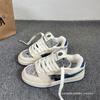 Retro Denim Blue Bread Shoes Women's Tide Niche Versatile Sports and Leisure Shoes Autumn New Models