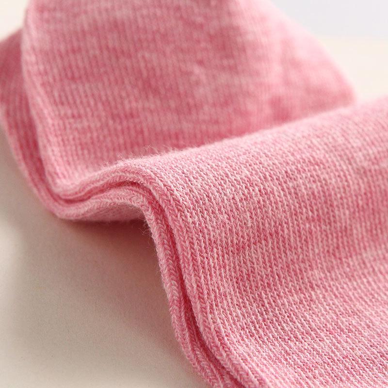 Women's Spring and Summer New Solid Color Candy Cotton Boat Socks