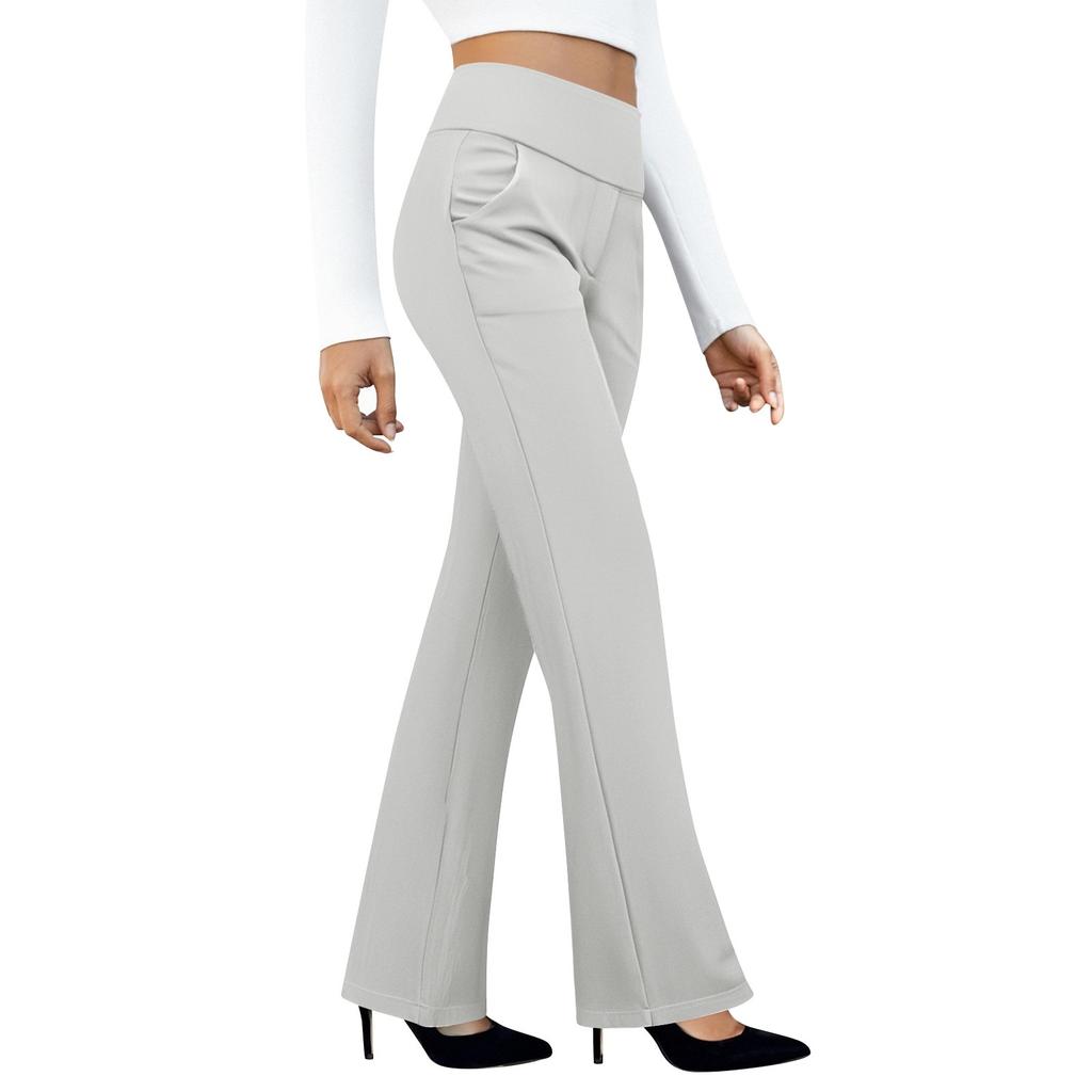 Women's Yoga Pants Casual Pants Slacks With Pockets High Waist