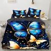 Luxury Bedding Sets 3d Digital Printed Retro Bohemian Butterfly 23pcs High Quality Duvet Cover Set Queen King Size Comforter