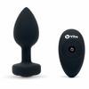 Remote Controlled Anal Plug - B-Vibe Vibrating Jewel Plug M/L Black Diamond