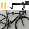 Wall Mount Bike Hanger Road Bike Organizer Holder Wall Mount 360 Degree Adjustable Utility Hooks Space-Saving Shelving System