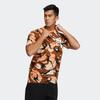 Adidas Ultraboost GFX T AOP Camouflage Print Short Sleeve T-Shirt Men Tops Orange GP0884